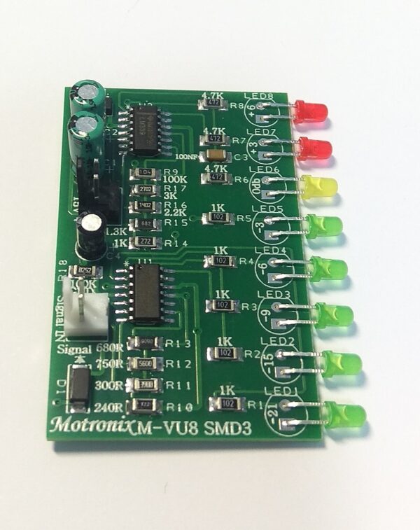 M-VU8/SMD Stereo VU Meter for Pre amp Level with 8Led's -21 to +12db - Image 9