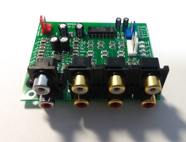 M1029-4CH 4CH Electronic Analog Input Selector with Phono Stage For Audio Pre Amplifiers - Image 4