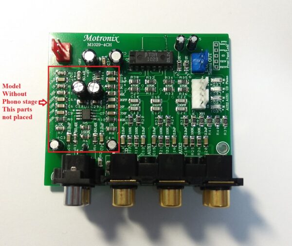 M1029-4CH 4CH Electronic Analog Input Selector with Phono Stage For Audio Pre Amplifiers - Image 7