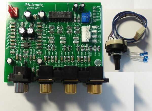 M1029-4CH 4CH Electronic Analog Input Selector with Phono Stage For Audio Pre Amplifiers - Image 9