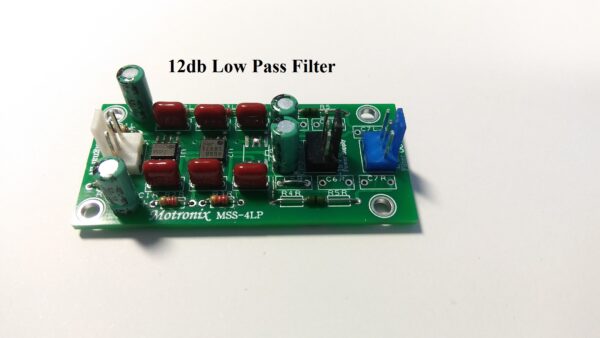 MSS-4LP Low Pass 6/12/18/24 db Stereo Active Filter module - Image 4