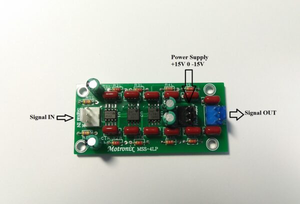 MSS-4LP Low Pass 6/12/18/24 db Stereo Active Filter module - Image 13