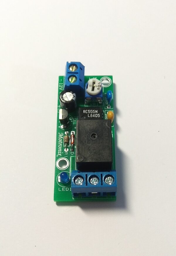 MTI-12 Time Delay Relay with 555 Variable time relay turn on module W.V12Vdc - Image 4