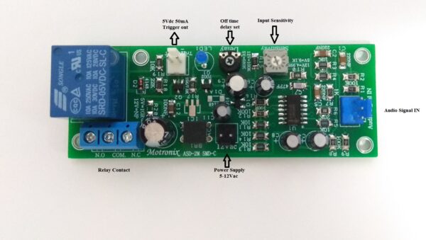 ASD-2M SMD Audio Signal Detecting Auto Power On/Off with Trigger out - Image 3