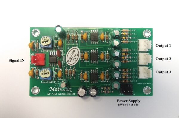 M-AS3 Audio Signal SplItter Low Noise Stereo 1 Input To 3 Output - Image 3