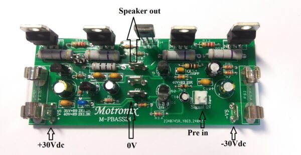 M-PBASS24 Quasi complementary Power Amplifier 50W @ 8Ohm - Image 5