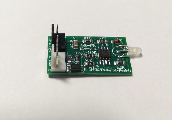 M-Peak61 Peak L+R CH Signal Detector Dual Color LED Module for Audio Use