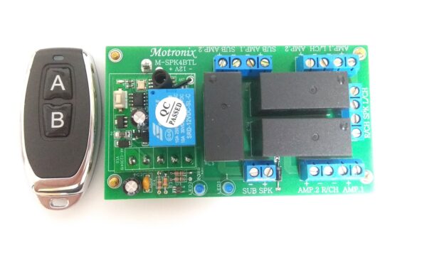 M-SPK4BTL Speaker Switch Control for 2CH+1SUB Controlled by Switch or Remote Control - Image 4