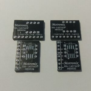 HA1457 Hitachi IC Replacement adapter SO8 to SIP8 for single or dual op amp (2PCS)