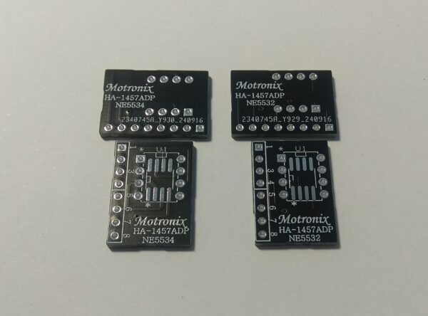 HA1457 Hitachi IC Replacement adapter SO8 to SIP8 for single or dual op amp (2PCS)