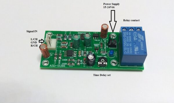 ASD-SUB5 Active Subwoofer Audio Signal Detecting Auto Power On/Off module - Image 4