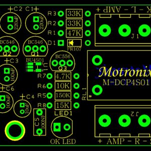 M-DCP4S01 Stereo amplifier Turn on delay & Speaker DC Protection Board