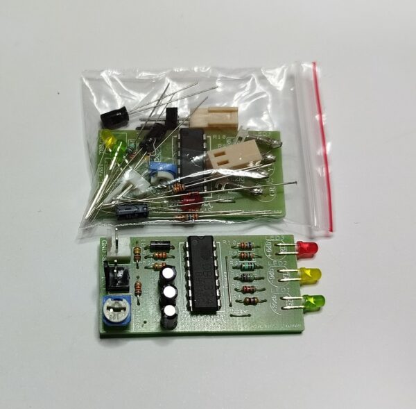 M-VP244 3 LED Audio Level Meter for Amps Preamps etc. -30db,-9db,+6db DIY Kit - Image 3