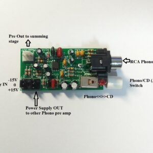 RIAA-MX1 Phono/CD Pre Amp for dj mixers