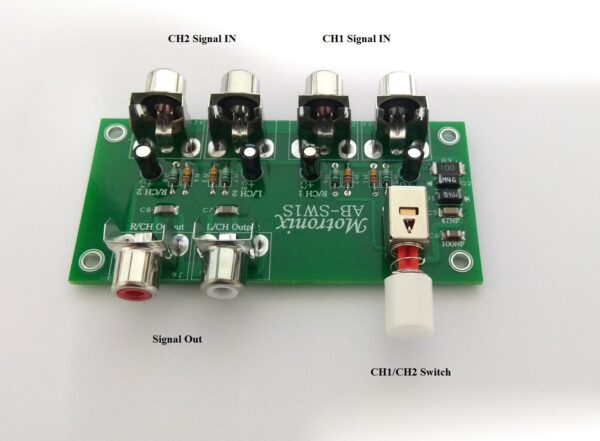 AB-SW1S Audio Signal Switch from 2 Input to 1 Output - Image 2
