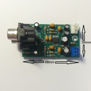 M-RIAA72 Mini Size Phono MM RIAA Low Noise Pre Amplifier