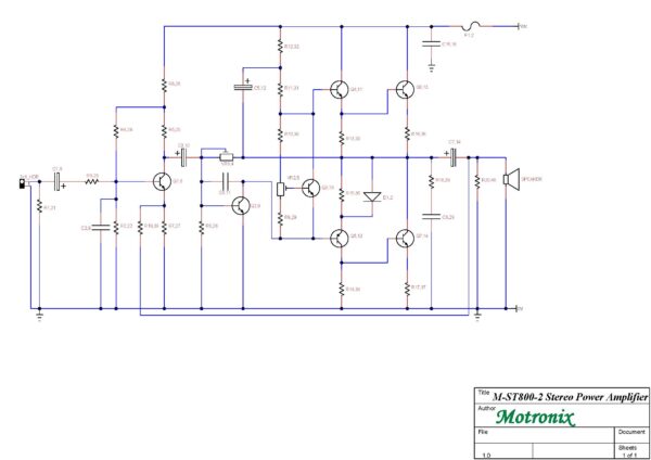 M-TL800-2 Stereo Power Amplifier 70's style design with Great sound - Image 4