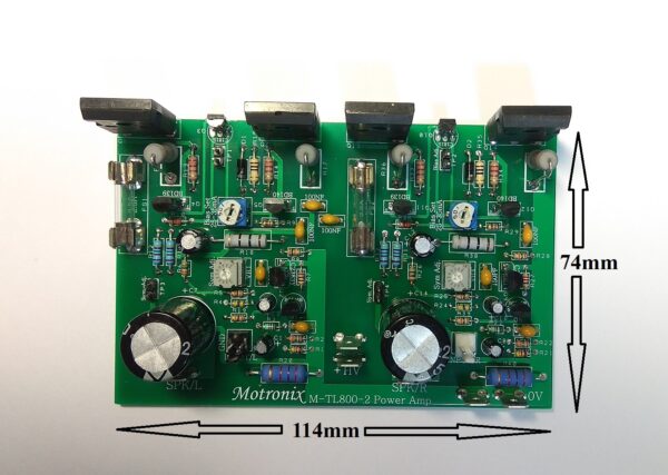 M-TL800-2 Stereo Power Amplifier 70's style design with Great sound - Image 3