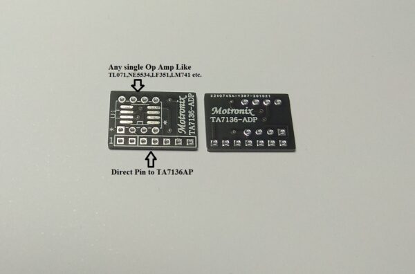 5Pcs Pack DIP/SOP IC to SIP Adapter PCB. DIP8 to SIP7 or DIP8/SOP8 to SIP8 or TA7136AP ADP - Image 5