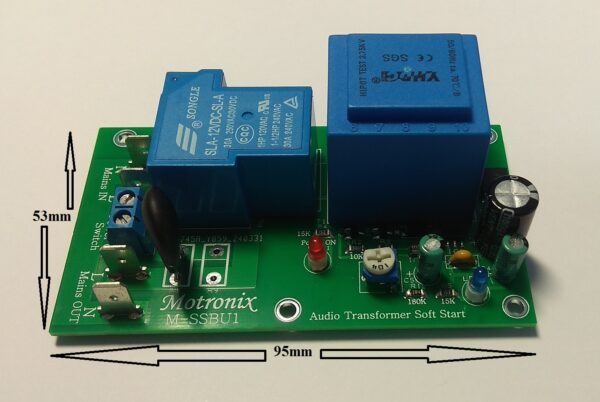 M-SSBU1 Soft Start for Power Amplifier/Toroidal Transformer Small size PCB - Image 3