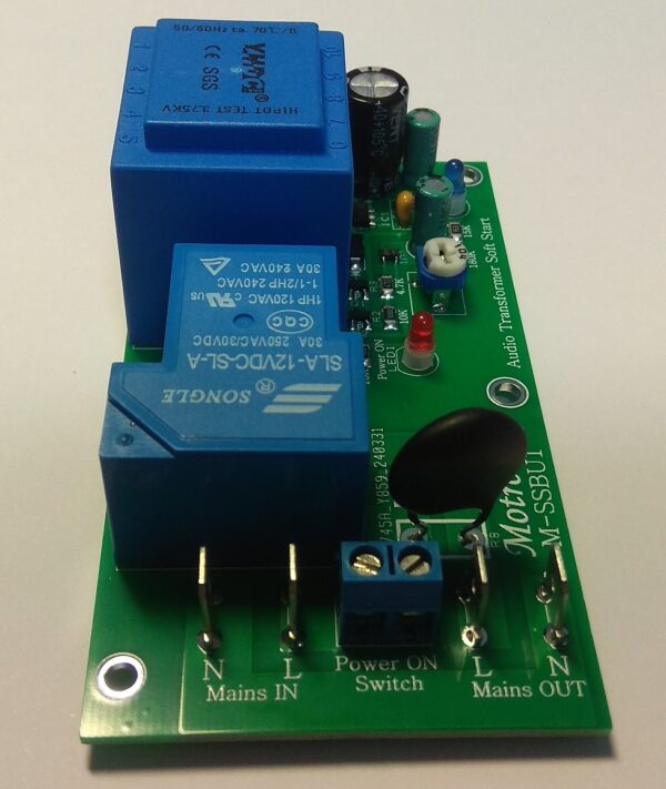 M-SSBU1 Soft Start for Power Amplifier/Toroidal Transformer Small size PCB - Image 4