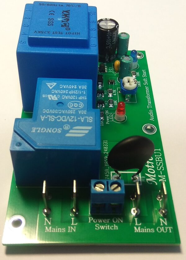 M-SSBU1 Soft Start for Power Amplifier/Toroidal Transformer Small size PCB - Image 5
