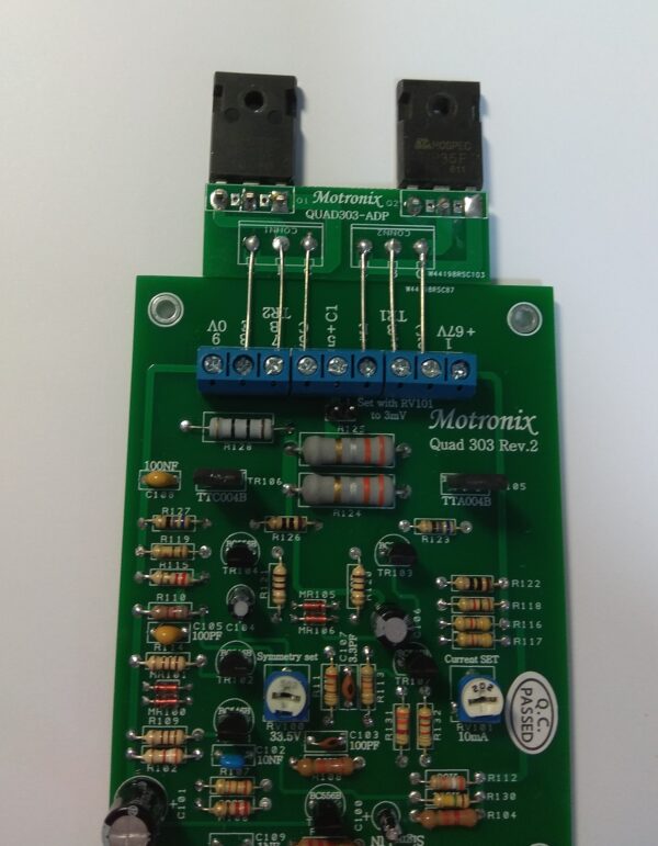 Quad 303 Power Transistors adapter PCB for test - Image 2