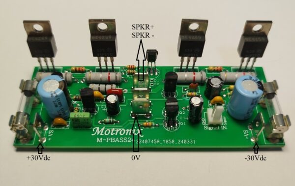M-PBASS24 Quasi complementary Power Amplifier 50W @ 8Ohm - Image 9