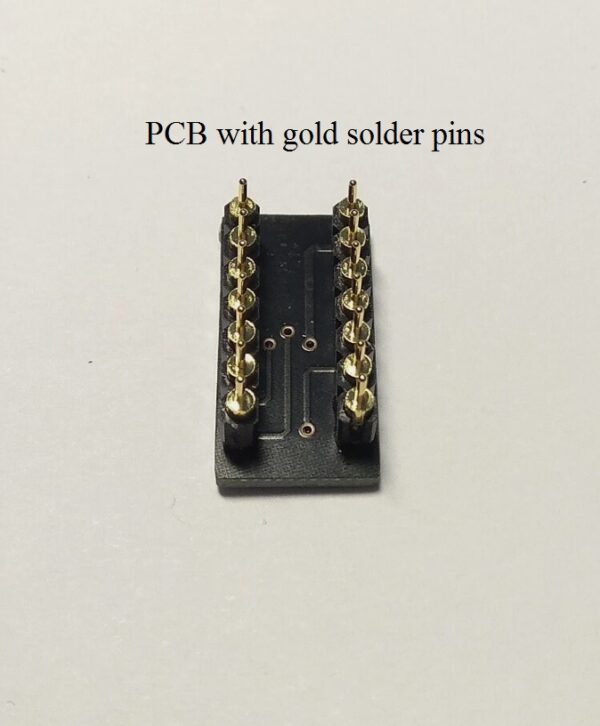 RC4739 uA739 MC1303 SN76131 Replacement IC Adapter PCB DIP14 to SO-8 - Image 2